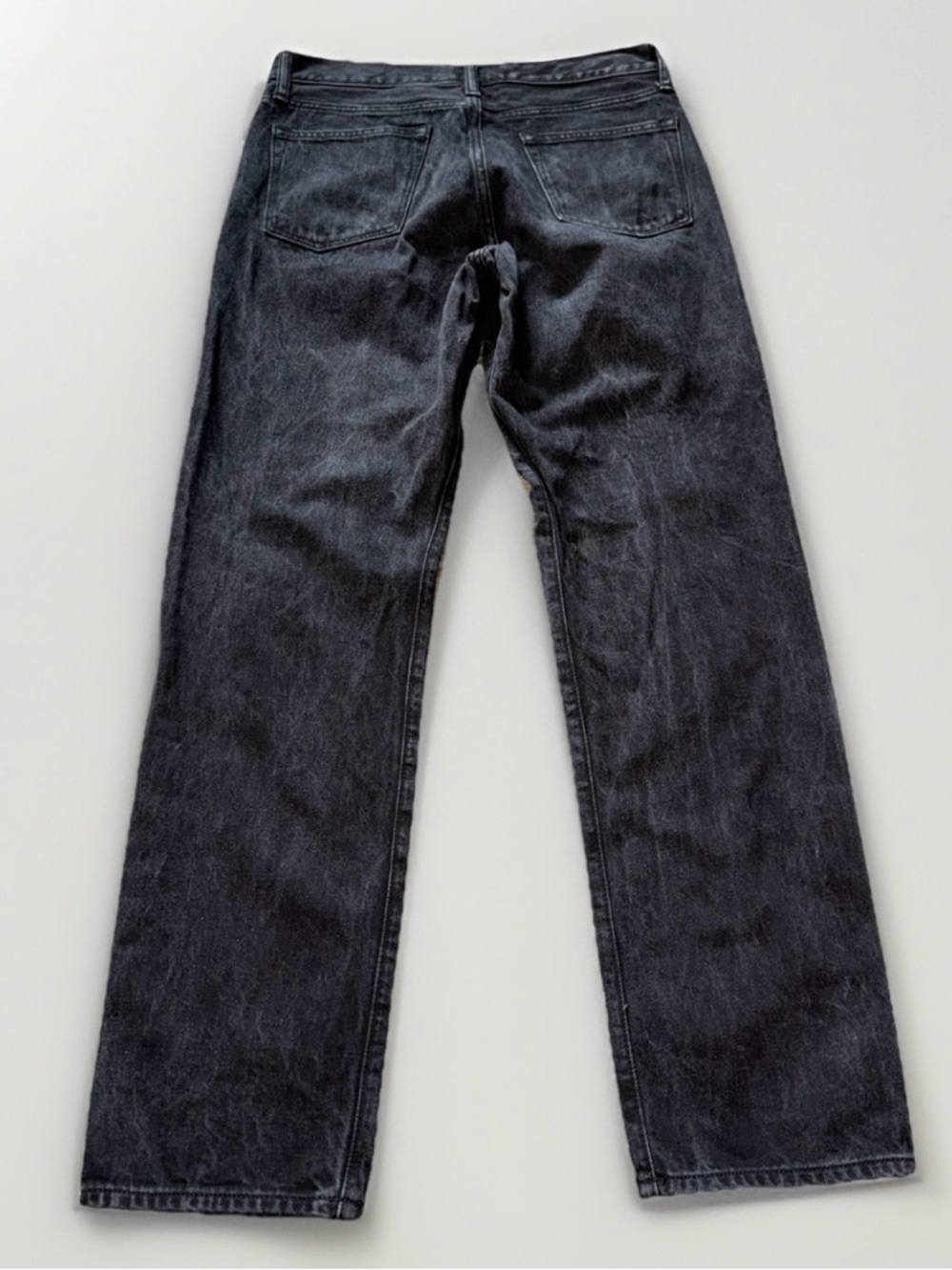J.Crew Classic Straight Men’s 32x32 Black Washed Denim 100% Cotton - Picture 4 of 8